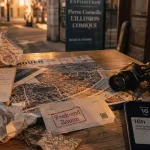 Sorties rouen ce week end : carte de Rouen, jumelles et agenda