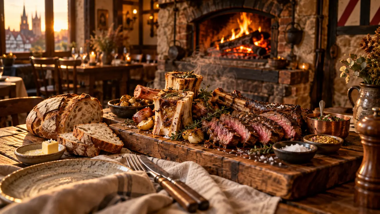 ADN restaurant Rouen, bar à viande au feu de bois et partage