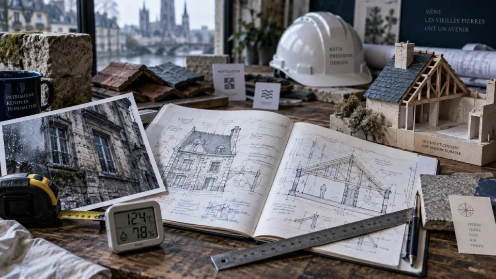 Préservation du patrimoine Rouen : étude d’isolation et restauration historique d’un logement ancien