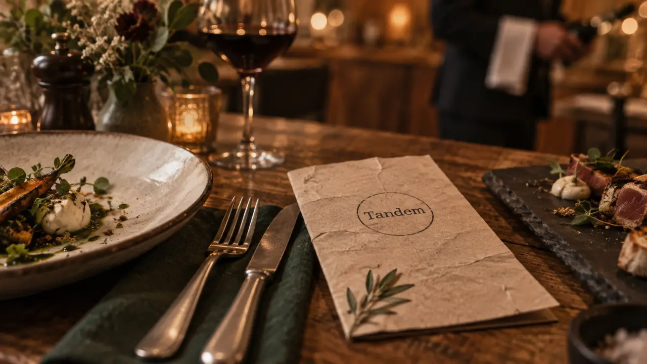 Restaurant tandem rouen : cuisine de saison, carte renouvelée