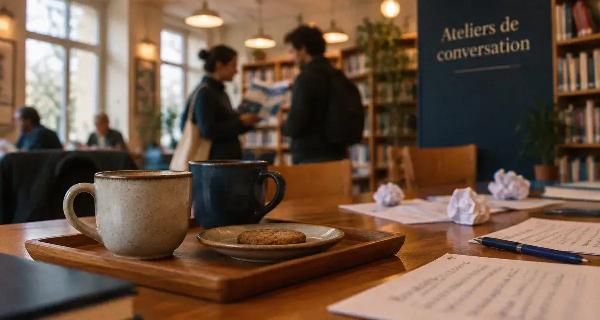 Ateliers de conversation en français à la bibliothèque Parment