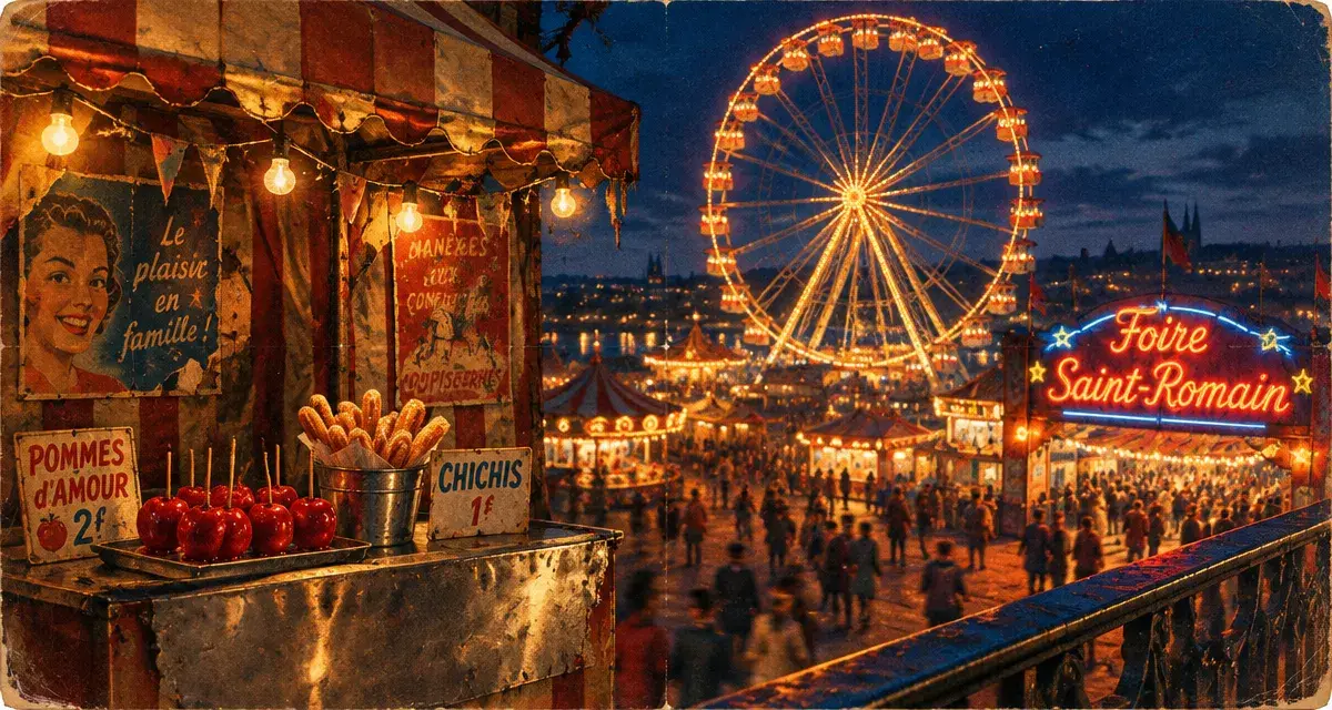 La foire Saint-Romain revient à Rouen du 21 octobre au 22 novembre