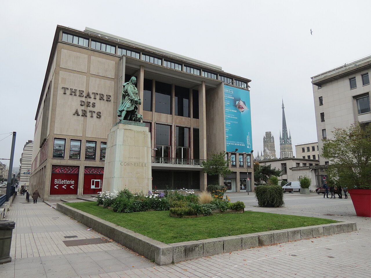 Parvis du Théâtre des Arts de Rouen