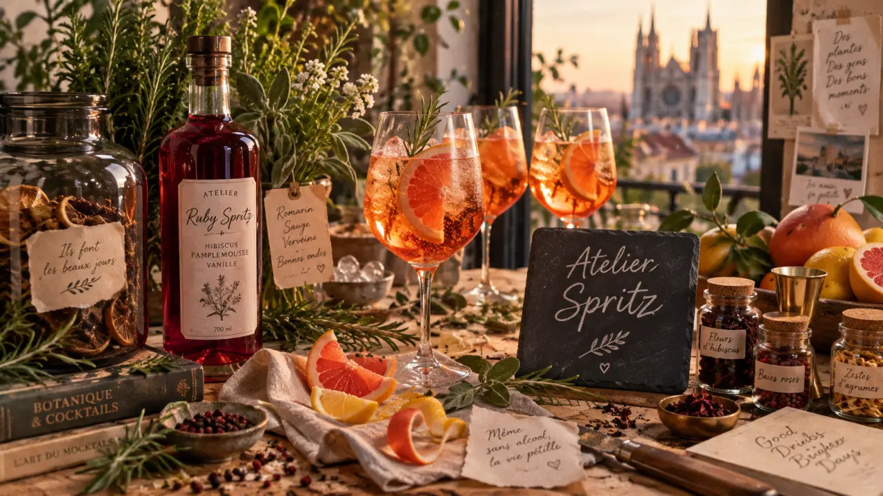 Rouen à table : un atelier mocktail Spritz avec le chef Damien ce samedi