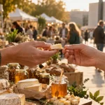 À Rouen, le premier village bio a fait ses débuts à la Fête du ventre