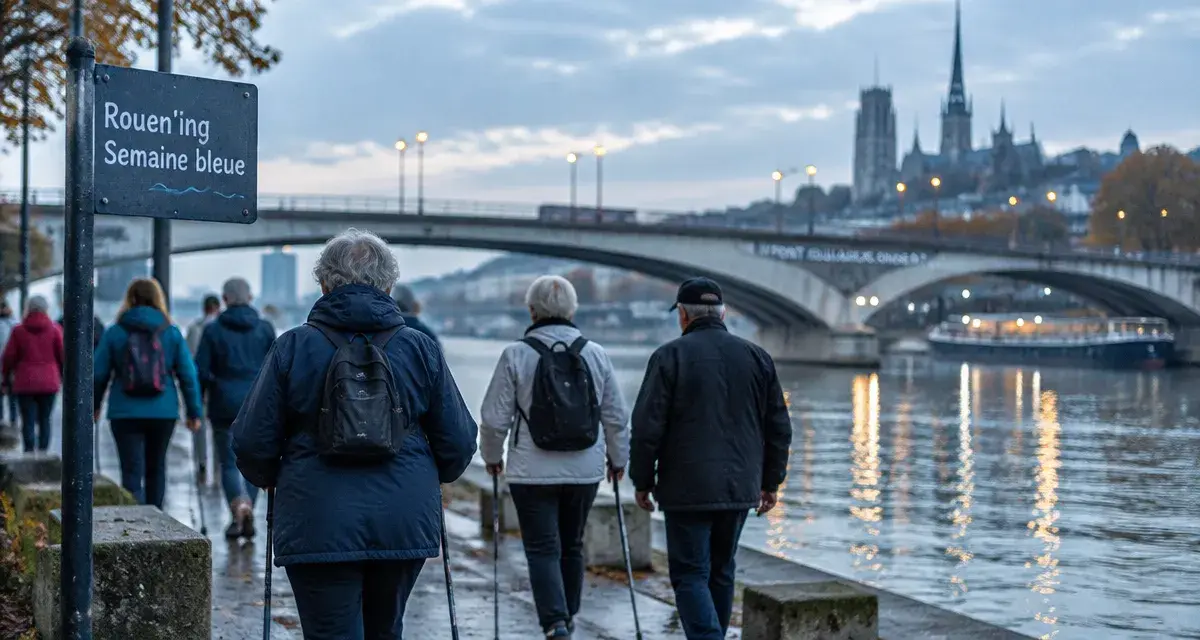 Un Rouen’ing spécial Semaine bleue ce samedi sur les quais de Seine