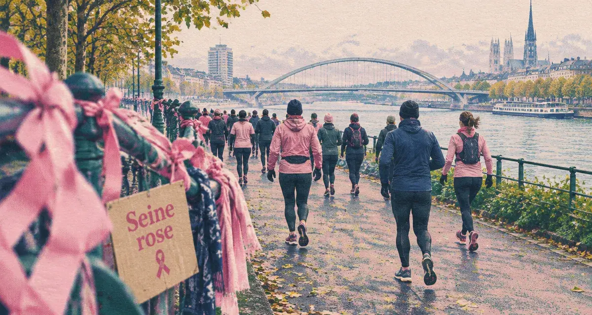 Seine rose : une course solidaire dimanche sur les quais de Rouen