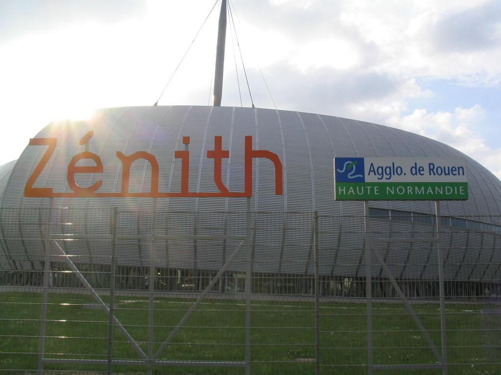 Façade du Zénith de Rouen au Grand-Quevilly